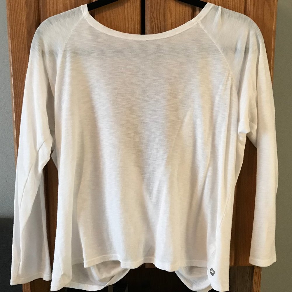 Fabletics Switch Back Tee - White Size Small